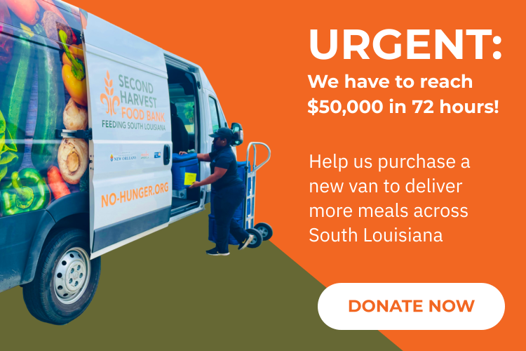 Help us purchase a new van to deliver more meals across South Louisiana