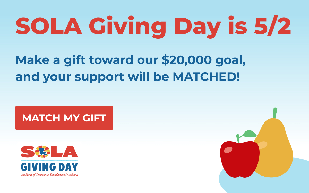 SOLA Giving Day is 5/2