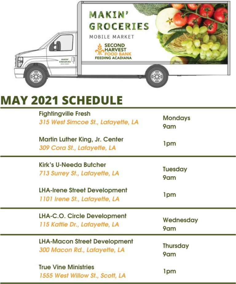 Second Harvest Food Bank of Greater New Orleans and Acadiana MAY 2021